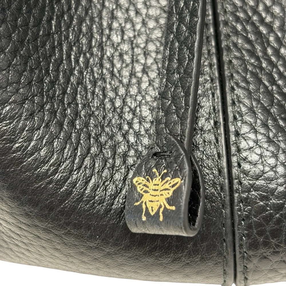 Aspinal Large Paris Black Pebble Bag, NWT - Picture 6 of 16